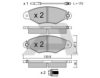 AISIN BPRE-1007 Brake Pad Set, disc brake